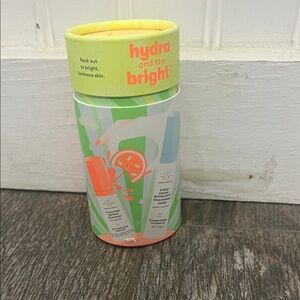 Drunk Elephant Hydra Bright Set with Orange and Green